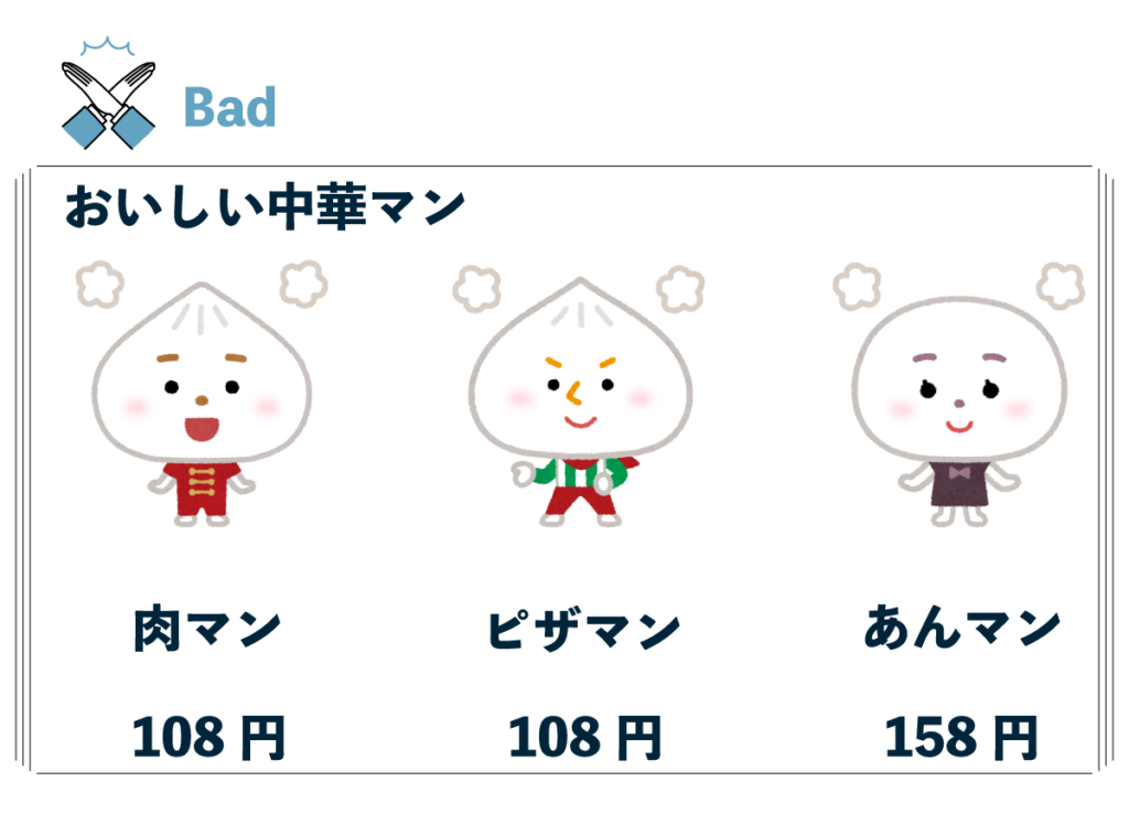 近接の悪い例